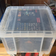 The Loadout tray sitting inside a Really Useful 35L storage box