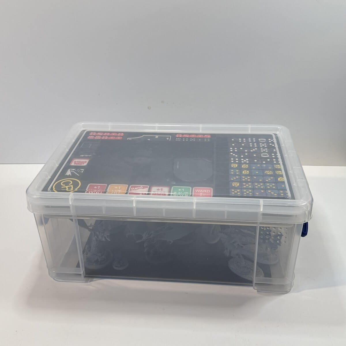 CP Loadout dice tray — front view